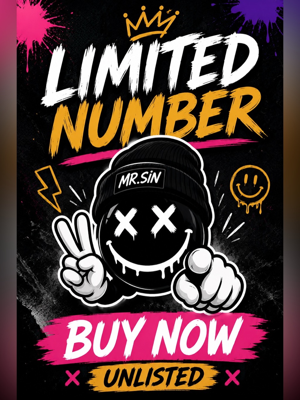 Limited Number Mr.Sin BUY NOW